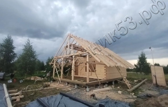 4 Брусовой дом ОД-85, 10x6 м, 60 М², Московская область, Раменский район, КП Континент (1)